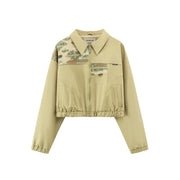 Camouflage Crop Jacket