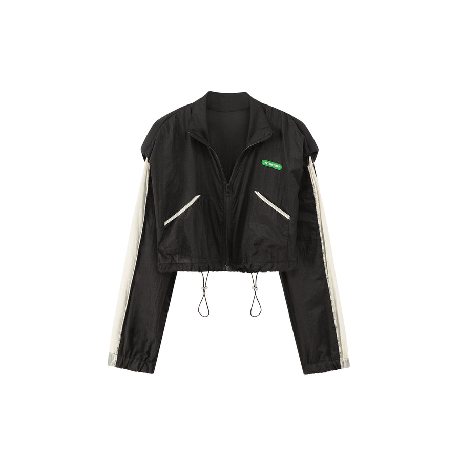 CHUU Cropped Track Jacket