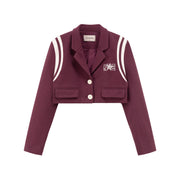 Cropped Varsity Jacket