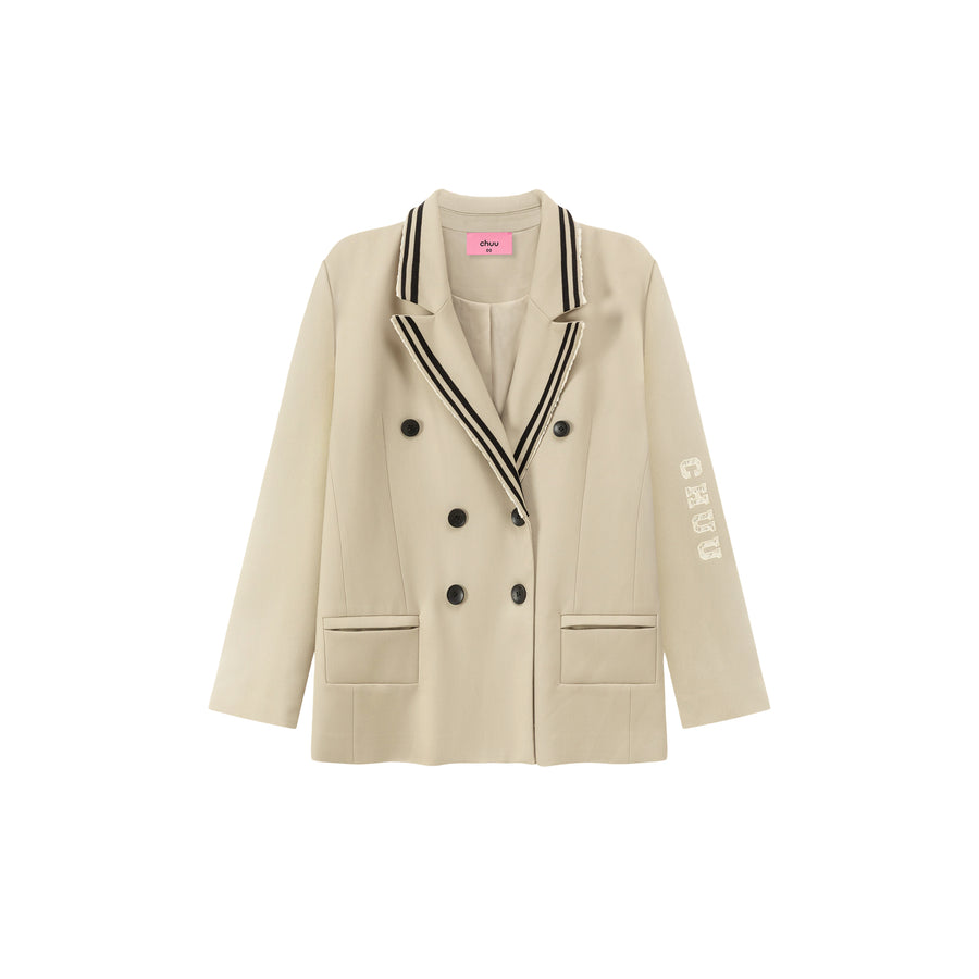 CHUU Oversized School Blazer Jacket