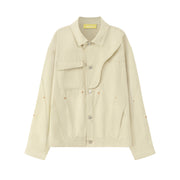 Simple Button Up Outer Jacket