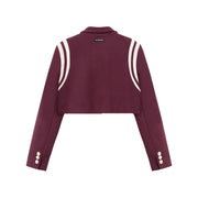 Cropped Varsity Jacket
