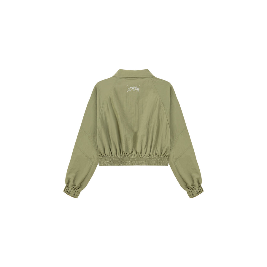 CHUU Collar Cropped Field Jacket