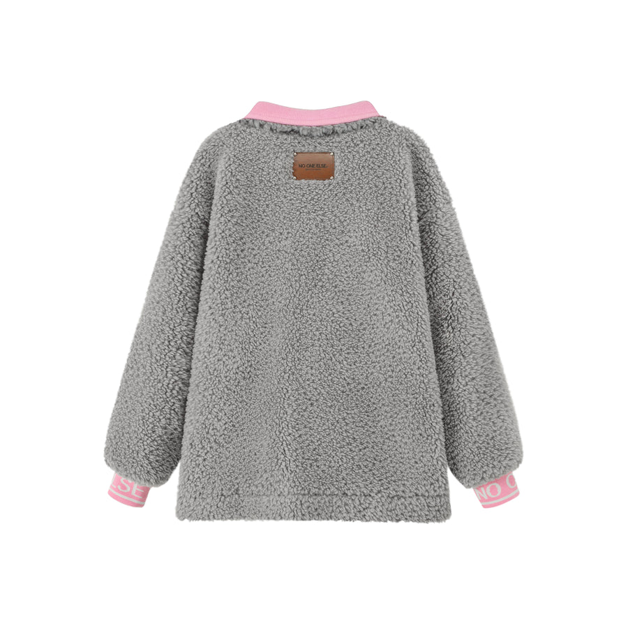 CHUU Cozy Fleece Loose Fit Jacket