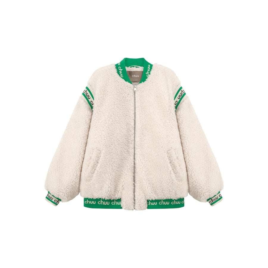 CHUU Sheep Fleece Jumper Zip-Up Jacket