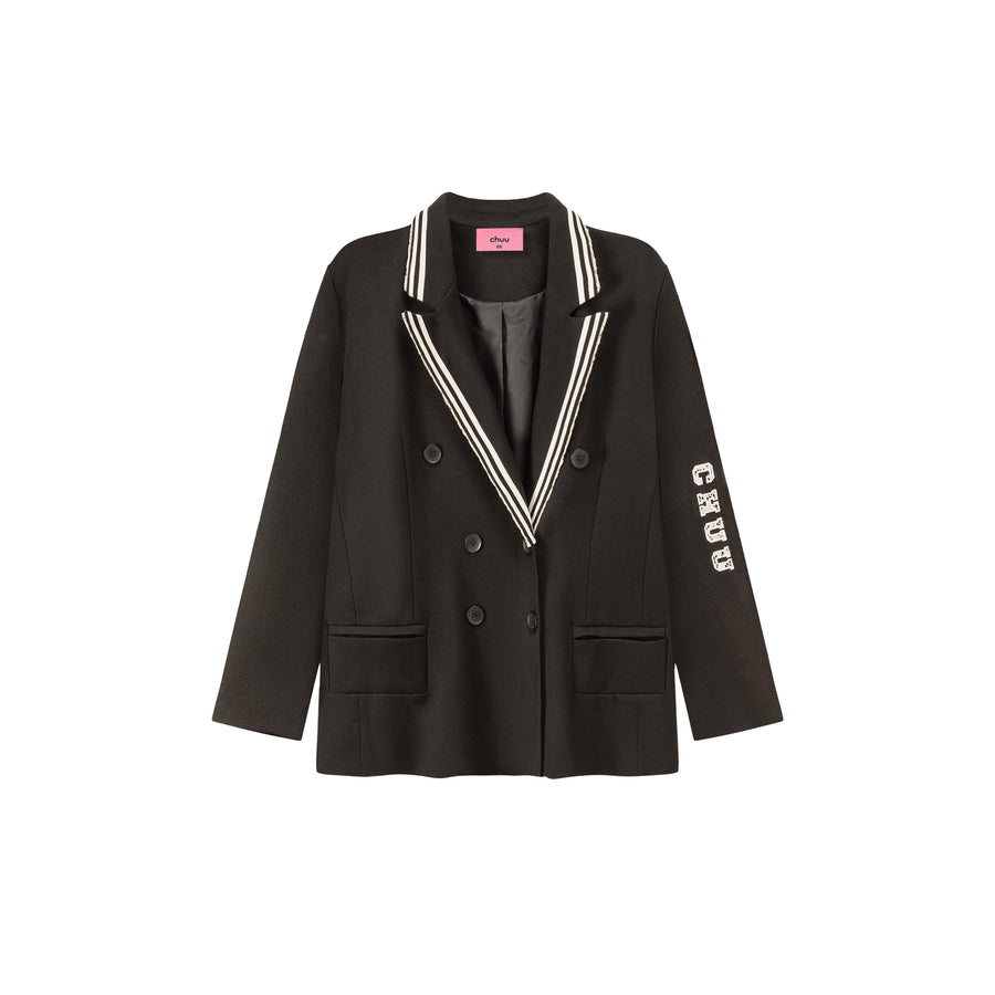 CHUU Oversized School Blazer Jacket