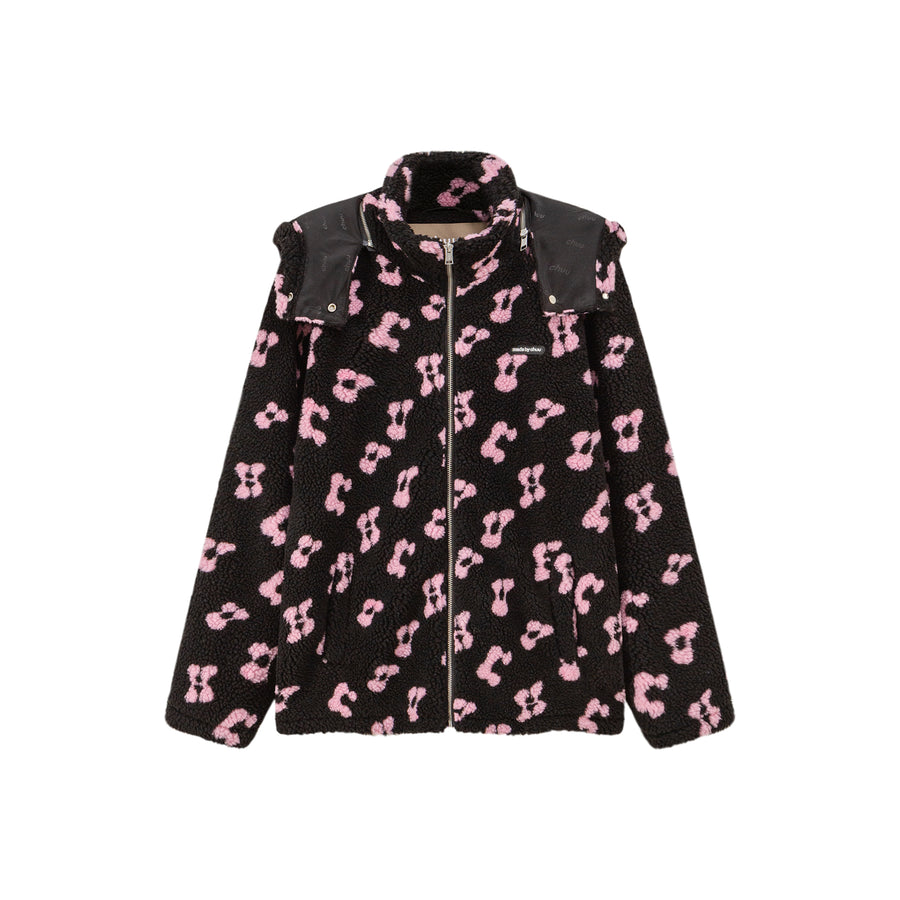 CHUU Fleece Zip-Up Hoodie Jacket