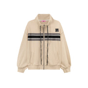 Through Time Zip-Up Loose-Fit Jacket