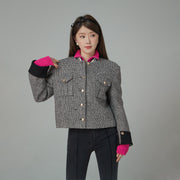 Main Character Dreams Vintage Button Tweed Jacket