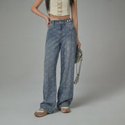 Obessed With Chuu High-Waist Jeans