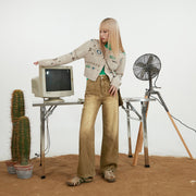 Straight Washed Jeans