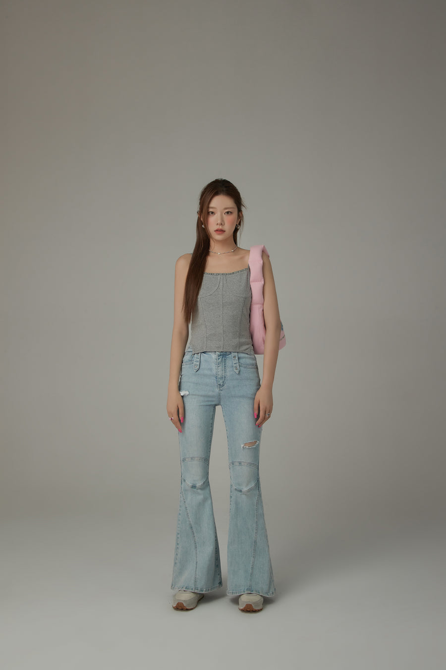 CHUU Color Bustier Slim Sleeveless Top