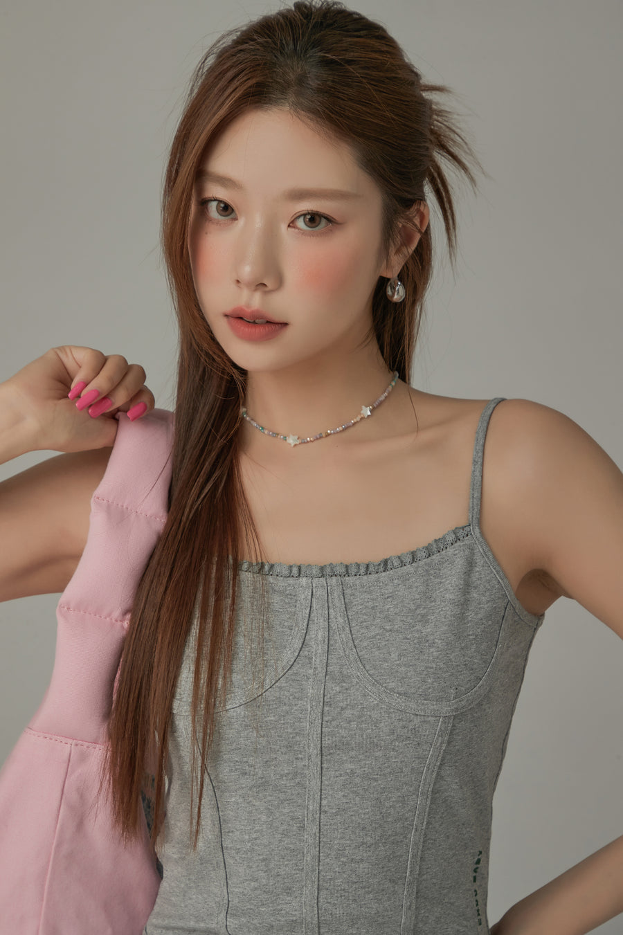 CHUU Color Bustier Slim Sleeveless Top