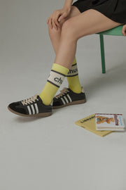 Logo Colorblocked High Socks
