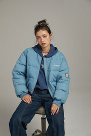 Duck Down Denim Padded Jacket