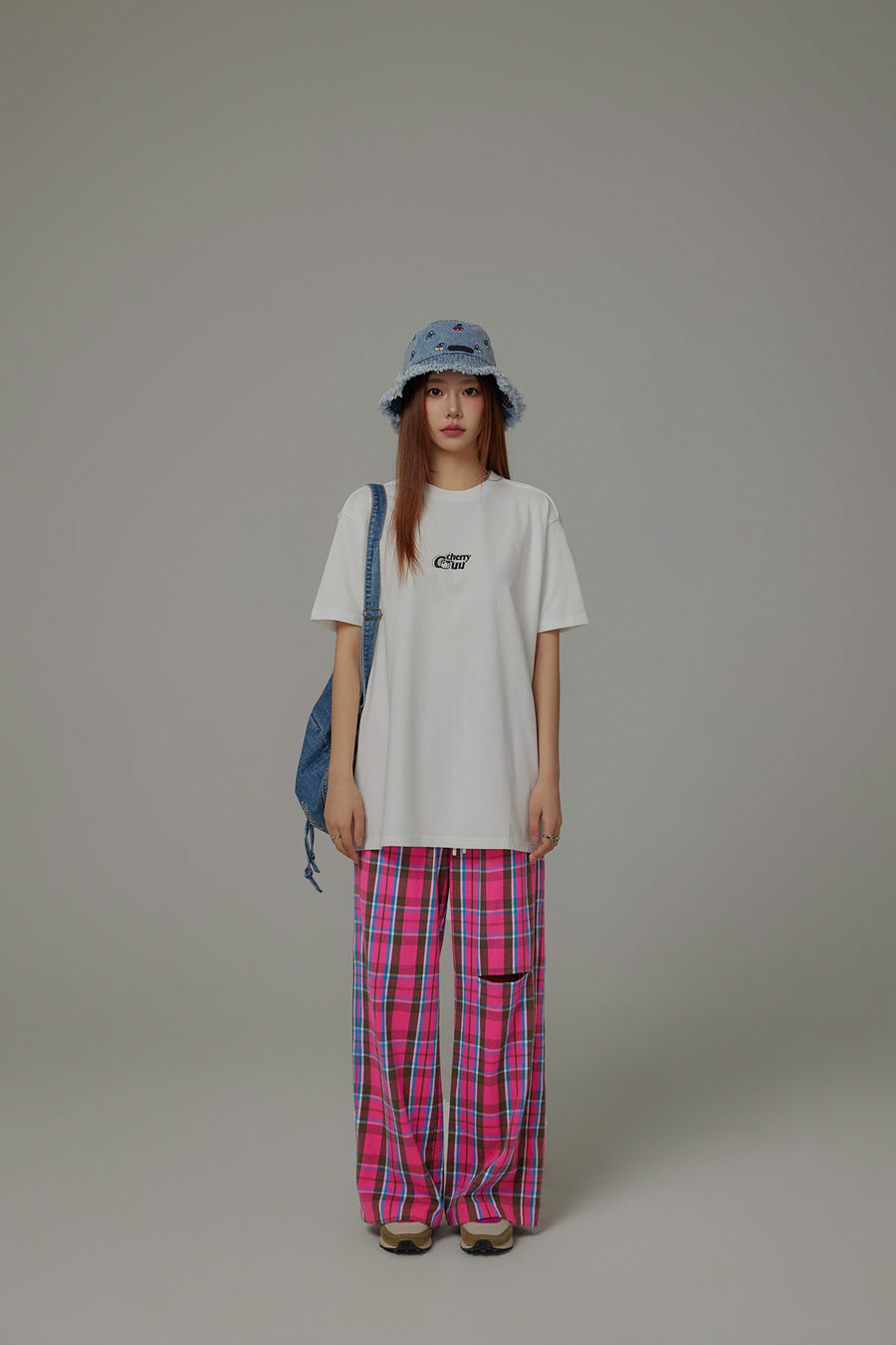 CHUU Chuu Cherry Color Basic T-Shirt