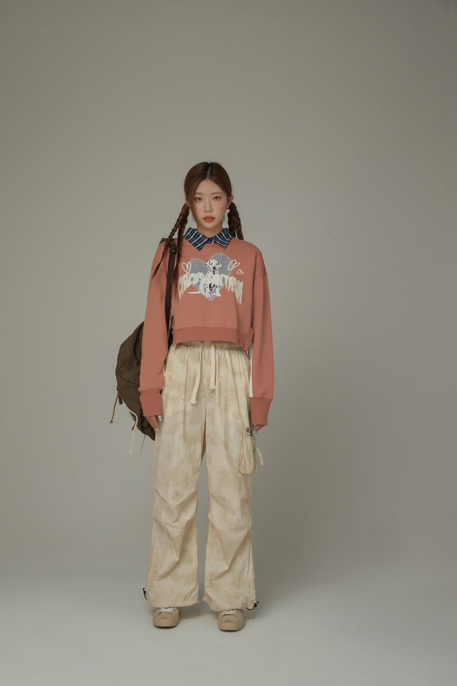 CHUU Color Cargo String Pants