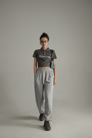 String Banding Jogger Pants