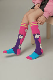 Character Color Knee Socks