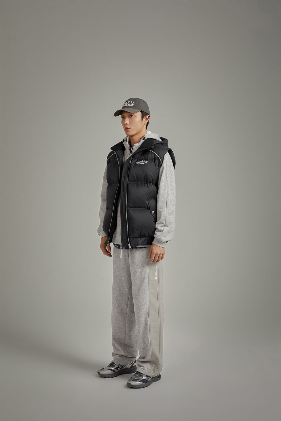 CHUU Hooded Padded Vest