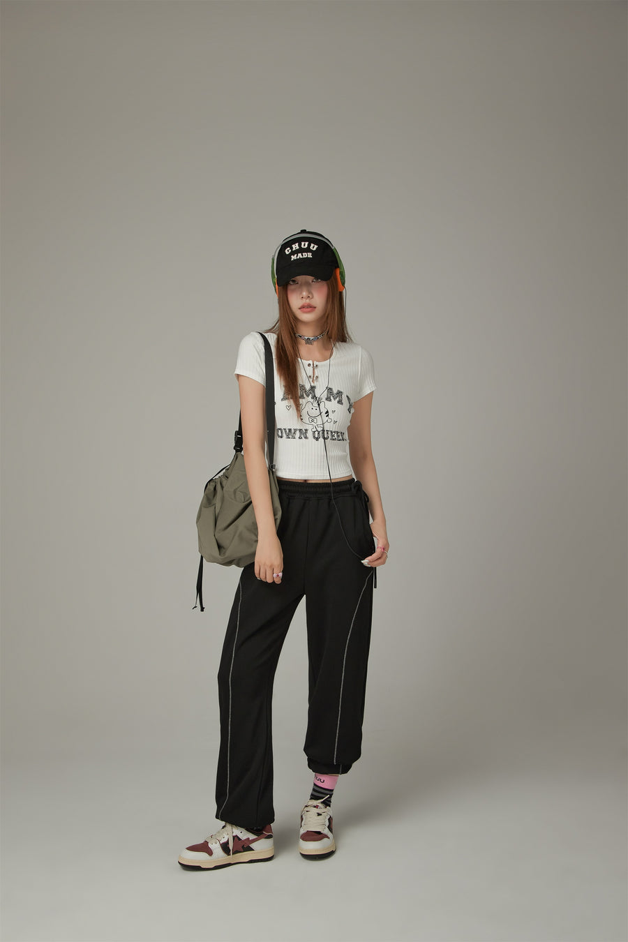 CHUU Elastic Waist Loose Jogger Pants