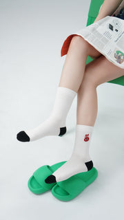 Rabbit Logo High Socks