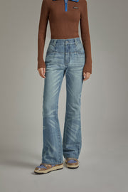 Semi Bootcut Denim Pants