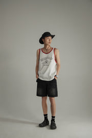 Line Colored Noe Sleeveless T-Shirt