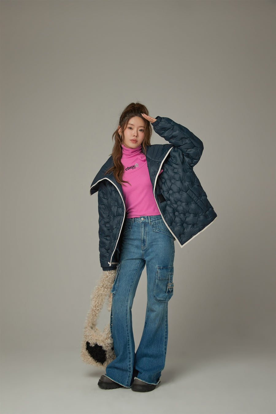 CHUU Sailor Quilting Padded Jacket