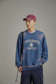 University Logo Lettering Sweatshirt