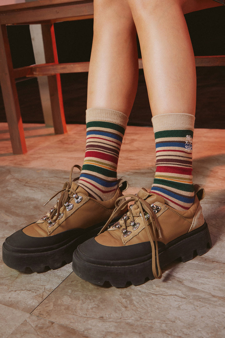 Rainbow Striped Socks