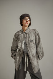 Grayscale Printed Loose Fit Shirt