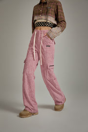 Pocket Wide String Pants