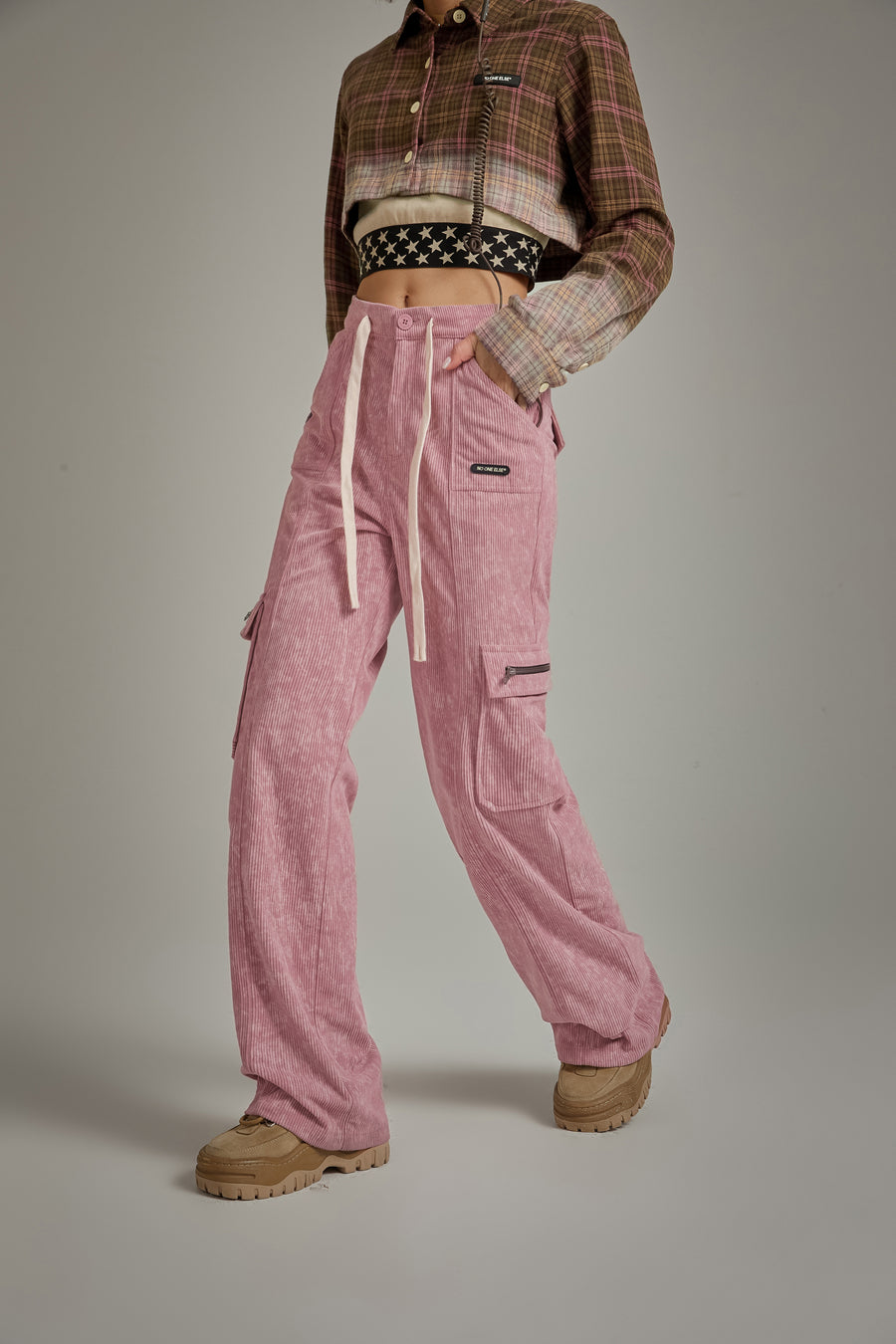 CHUU Pocket Wide String Pants