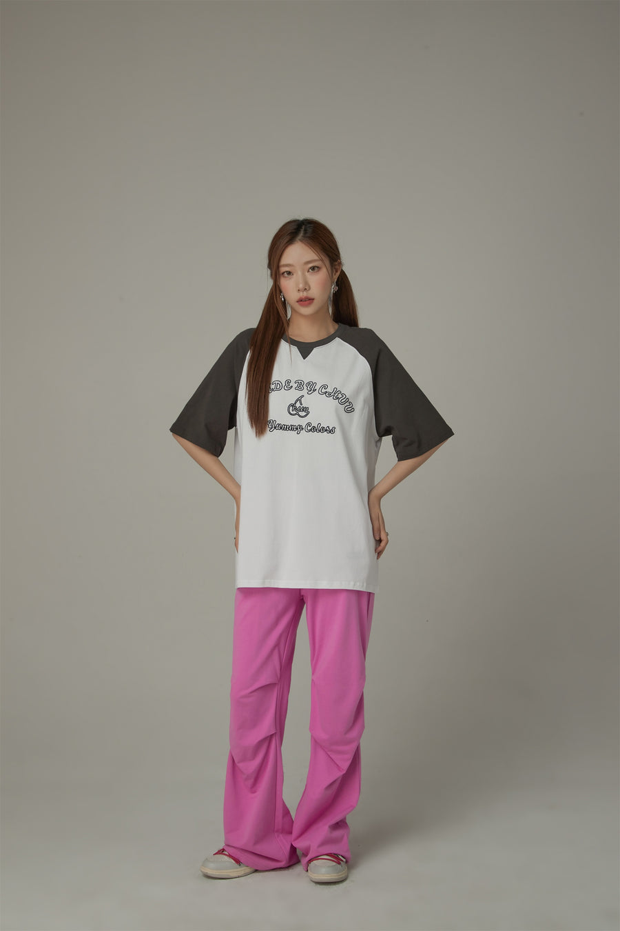 CHUU Color Blocked Yummy Colors Loose Fit T-Shirt