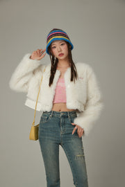 Faux Fur Crop Jacket