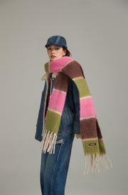 Fringe Stripe Muffler