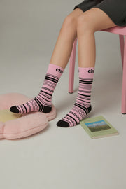 Striped Color Matching Socks