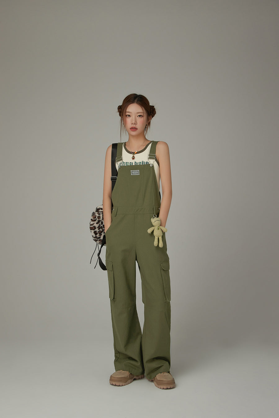 CHUU Basic Pocket Color Overalls