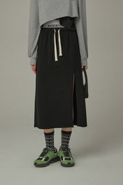 Slit Casual Sporty Long Skirt