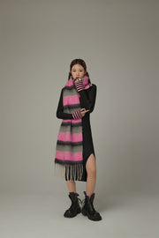 Striped Fringe Muffler