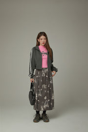 Graffiti Heart Long Skirt