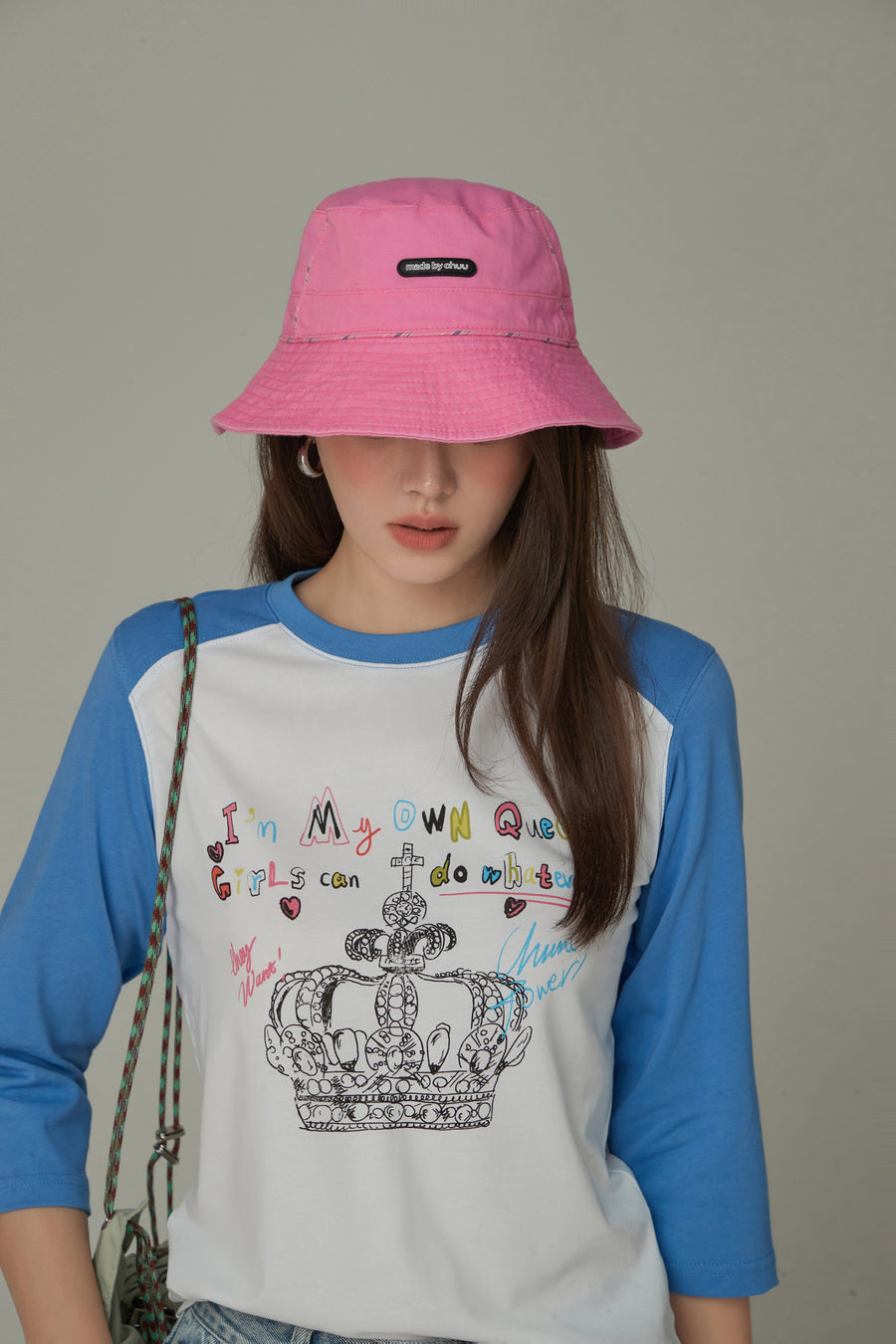 CHUU Two Way Color Bucket Hat