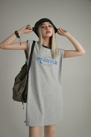 Noe Center Logo Sleeveless T-Shirt Dress