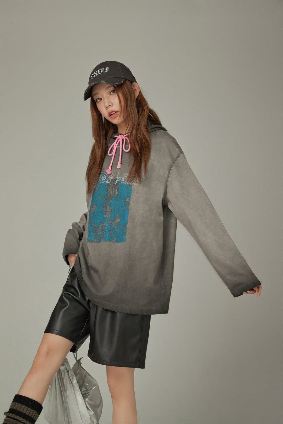 CHUU Printed Boxy T-Shirt