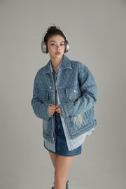 Denim Quilted Jacket