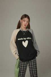 Logo Heart Color Long Sleeve T-Shirt