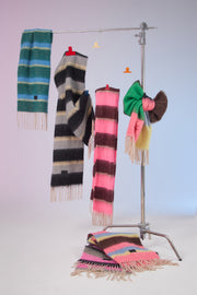 Striped Fringe Muffler