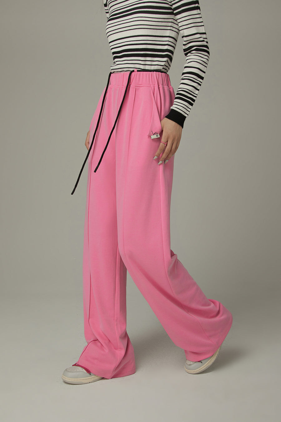 CHUU Elastic Waist Color Pants