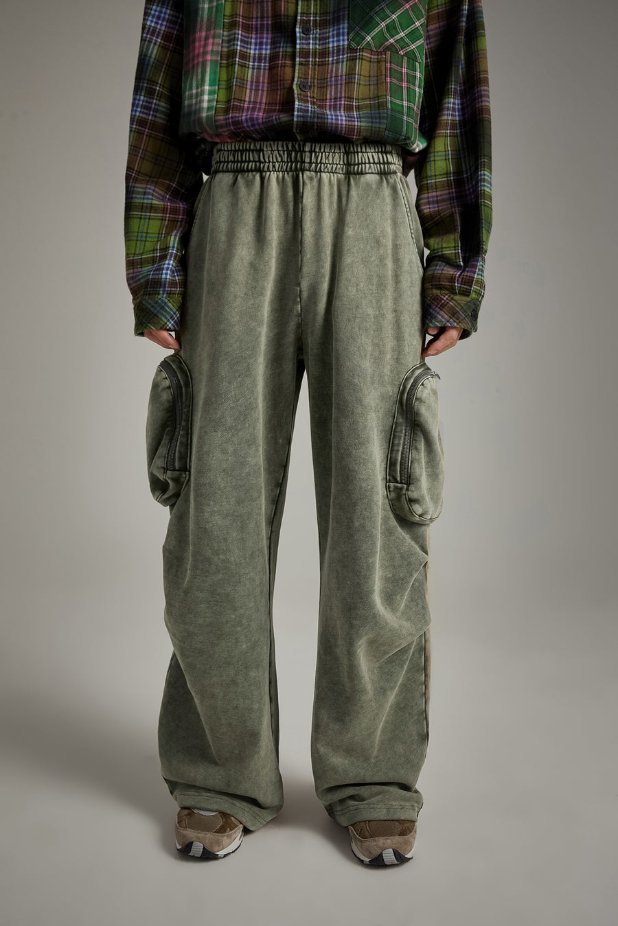 CHUU Pocket Wide Casual Pants